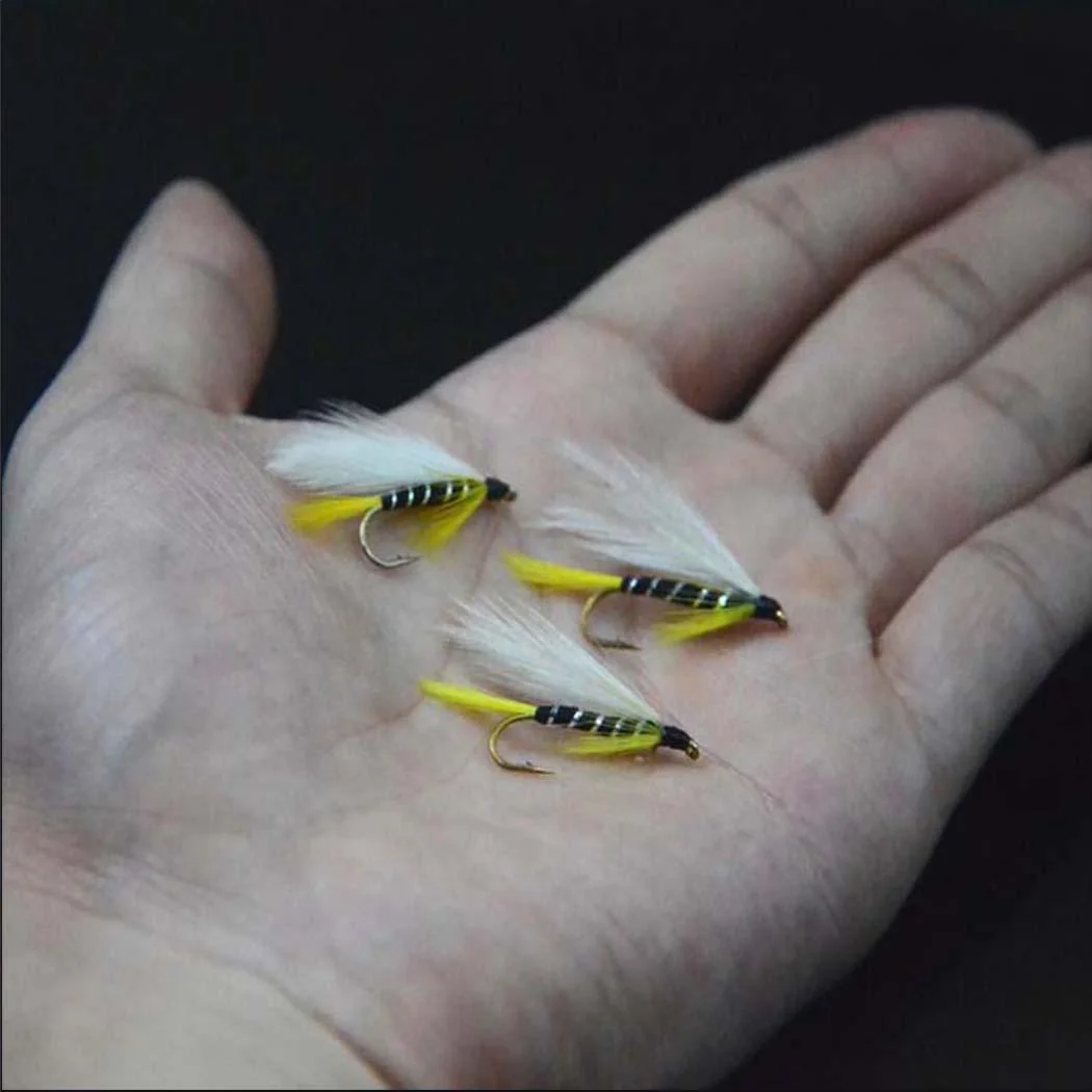5/10Pcs/Box Insects Feather Flies Fly Fishing Lures Bait For Trout, Bass And Salmon-Streamer Assortment Wet Flies