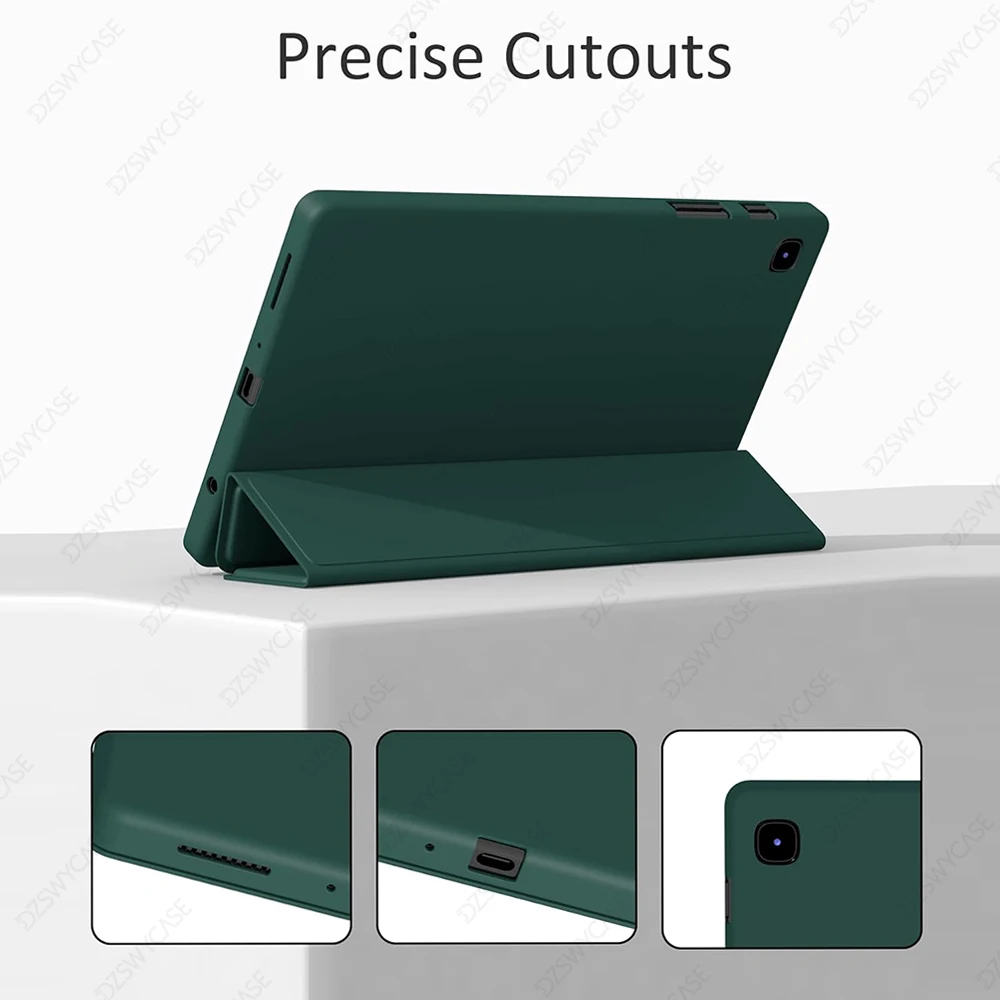 Slim Lightweight Trifold Stand Cover with Soft TPU Back and Auto Sleep/Wake Function