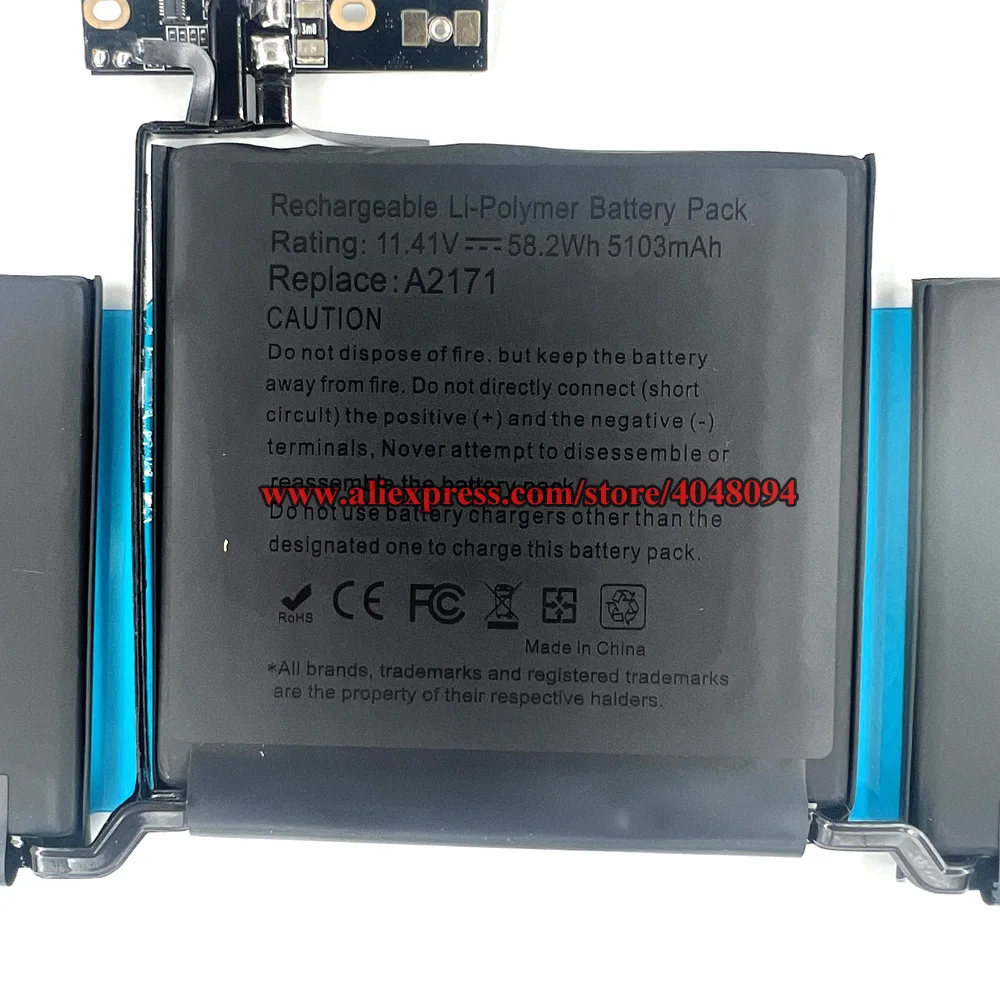 Batterie A2171 OEM Pour Apple Macbook Pro 13 Pouces A2159 A2289 A2338