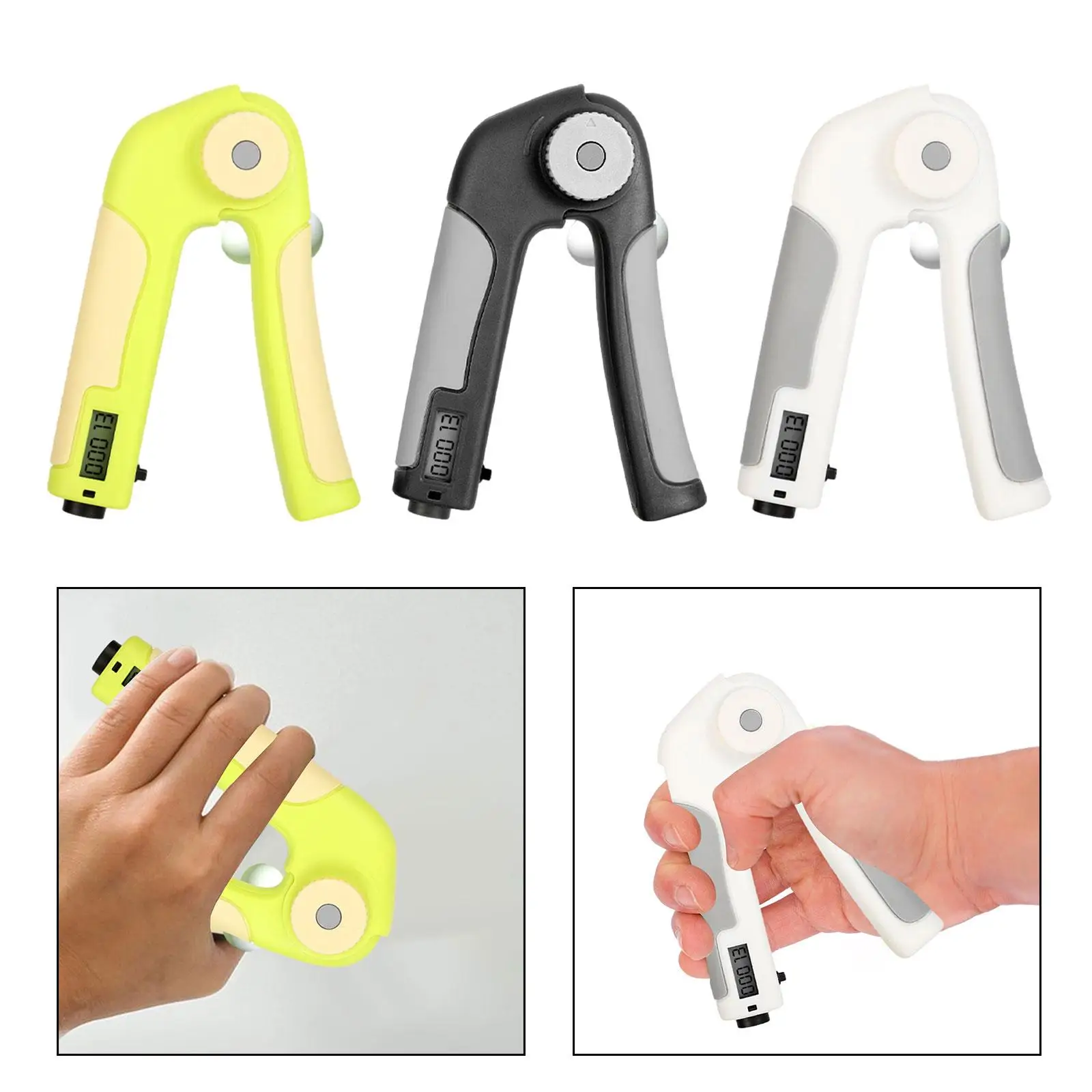 Wrist Hand Grip Strengthening Hand Gripper Non-Slip with Counter