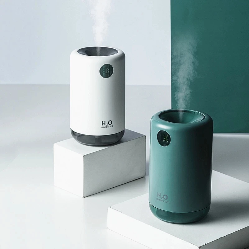 

Xiaomi Wireless Ultrasonic Air Humidifier 500ML Portable Aroma Water Mist Diffuser Battery Life Show Aromatherapy Humidificador