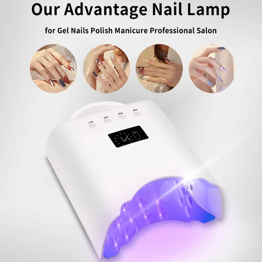 SIMINAIL Cordless UV Led Nail Lamp Powerful 78W Blue Light Dryer 90S Timing Manicure Machines for High End Salon 3