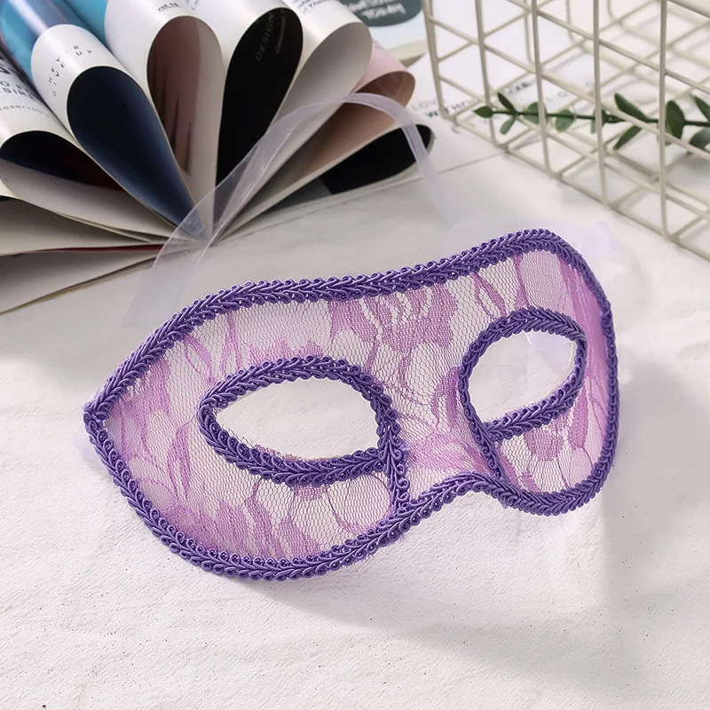 Durchscheinende Augenmaske, geheimnisvolle halbe Gesichtsmaske, Partymasken, bequeme venezianische Maskerademaske für Karneval, besondere Anlässe – Detail 3