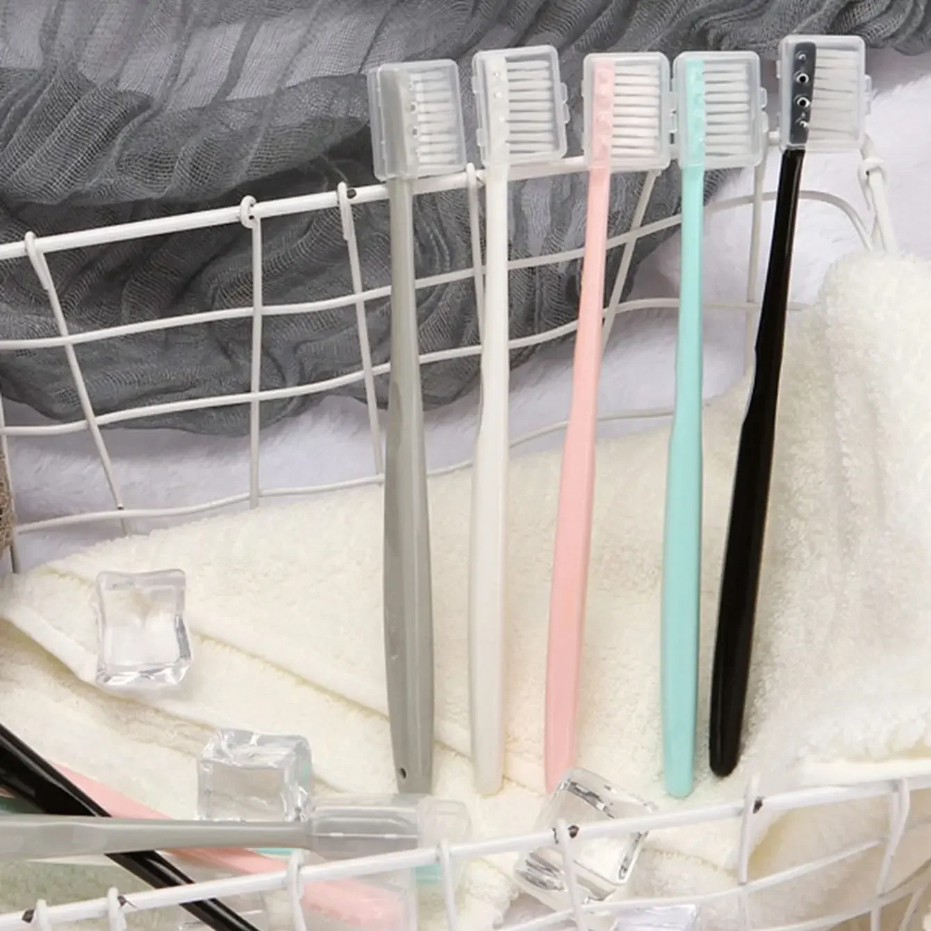10pcs Macaron Soft Bristle Toothbrush