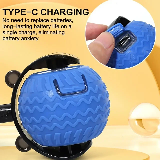 Automatic Rotating Smart Obstacle Avoidance LED Interactive Cat Toy for Playful Kittens Pet Supplies 6