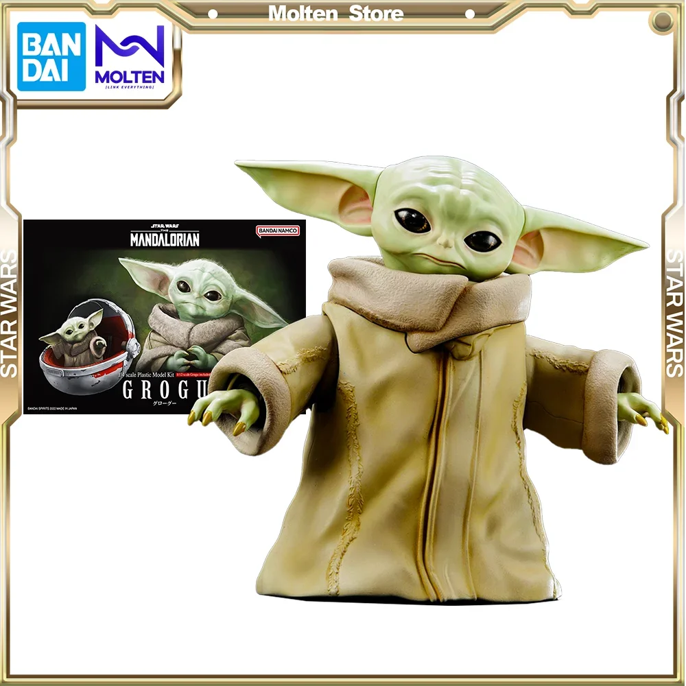 Bandai Original 1/4 Scale Star Wars The Mandalorian Grogu Plastic Model Kit Assembly/Assembly