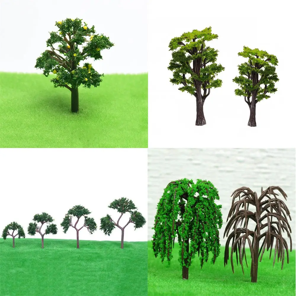 PlasticMiniatureModelTreesArtificialTreeTrainRailroadLayout
