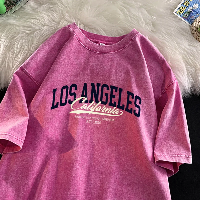 تي شيرت رجالي مطبوع عليه أزياء الشارع بين الوالدين...