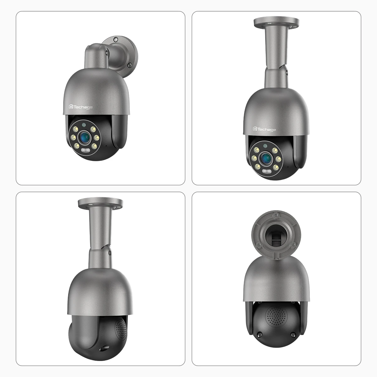 Techage 8CH 5MP PoE IP-Kamerasystem H.265 Gesichtserkennung PTZ Vollfarbige Nachtsicht CCTV Sicherheitsüberwachungsset NVR Xmeye Kamera – Detail 34