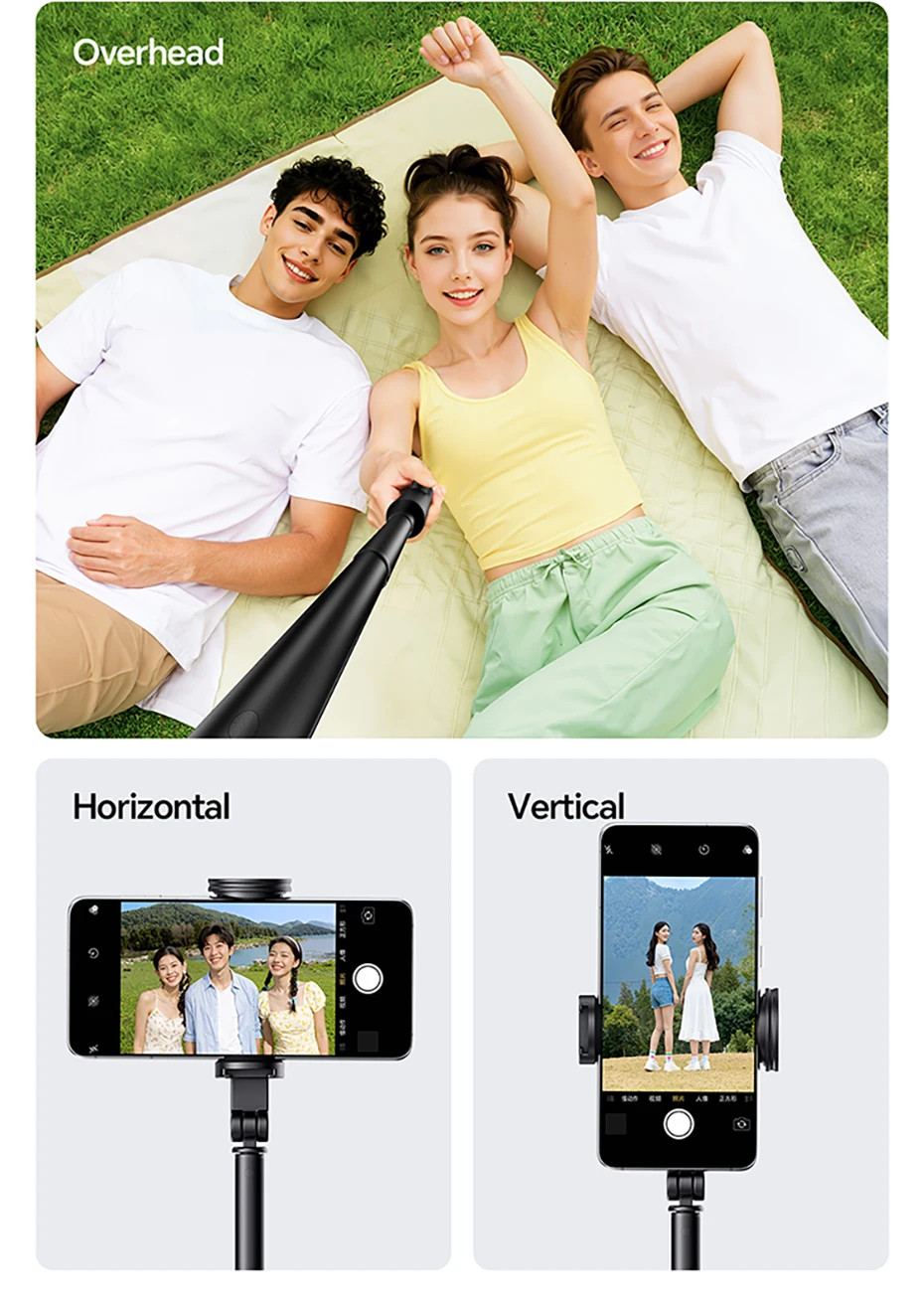 Ulanzi SK26 Portable Selfie Stick with Phone Holder description image 7