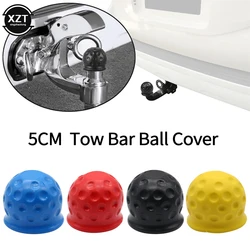 Originality 50MM Tow Bar Ball Cover Cap Trailer Ball Cover Tow Bar Cap Hitch Trailer Towball Protect Car Accessories