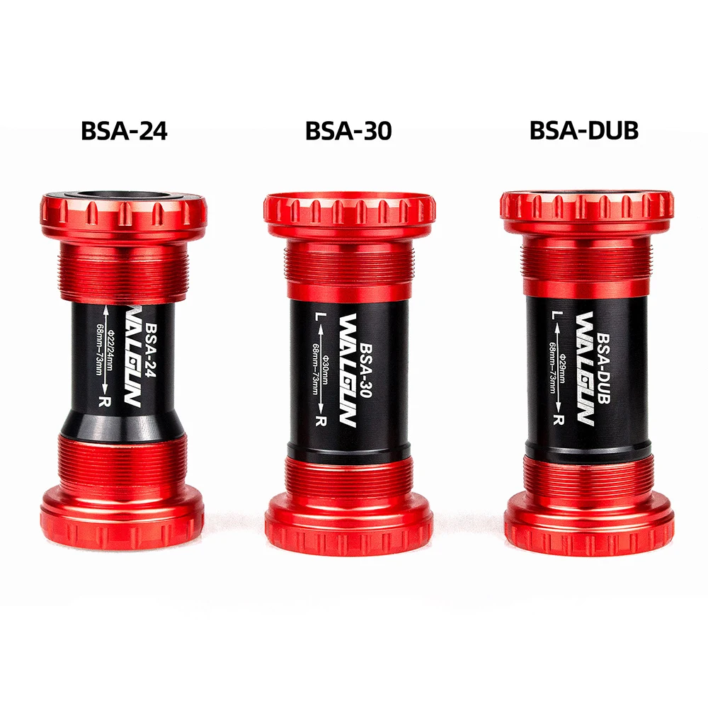 Bicycle Bottom Bracket BSA Thread Kit Fit 68 73mm Frame 22