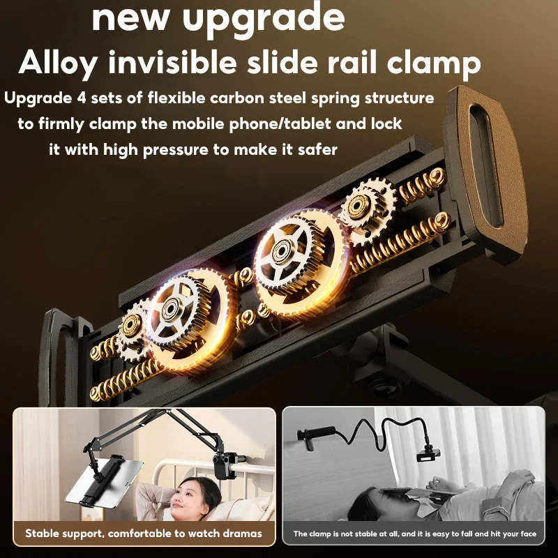 MoZhao Mobile Phone Stand Lazy Bedside Ipad Stand Tablet Holder Desktop Cantilever Support Bracket Phone Holder