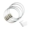 500pcs Stainless Steel Wire Ring/key Ring Wire Rope Wire Chain Key Chain Edc Accessories 4
