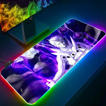 Tapis RGB Naruto – LED Gaming XXL avec Jiraiya, Sasuke & Uchiha Clan 9