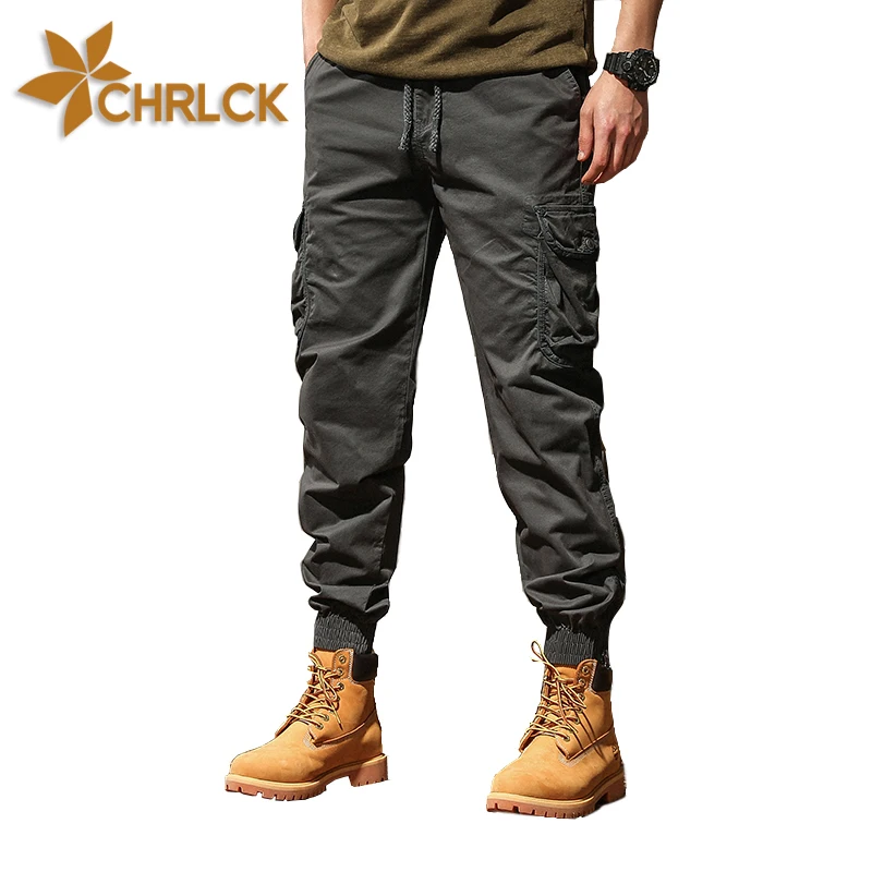 

CHRLCK Men's Anti-scratch Tactical Pants Elasticity Hiking Trousers Men Wear-resistant Hunting Fishing Camping Outdoor Pants