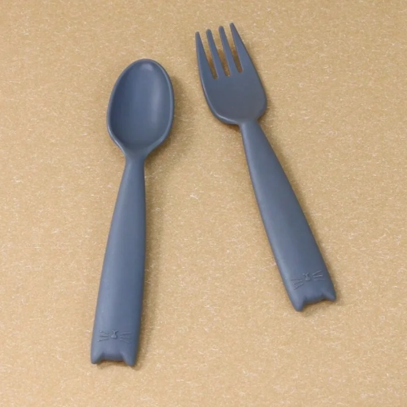 Baby Training Complementary Food Fork Spoon 2 sets