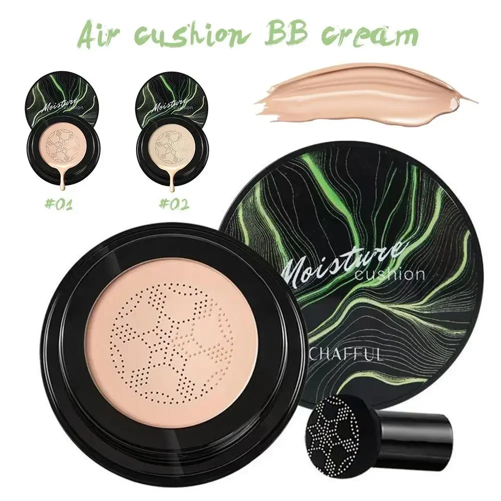 BB Cream Moisturizing Foundation Air-permeable Natural Brightening Makeup BB Cream Cosmetics Mushroom Head Make up 2 replacement pump foundation make up pump cosmetics exquisite double pack latest set