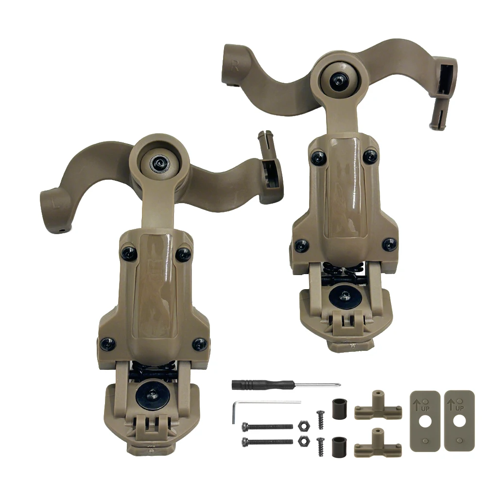 OPS CORE ARC/Wendy M-LOK Fast Helmet Rail Mount Adapter Tactical Headset Accesso