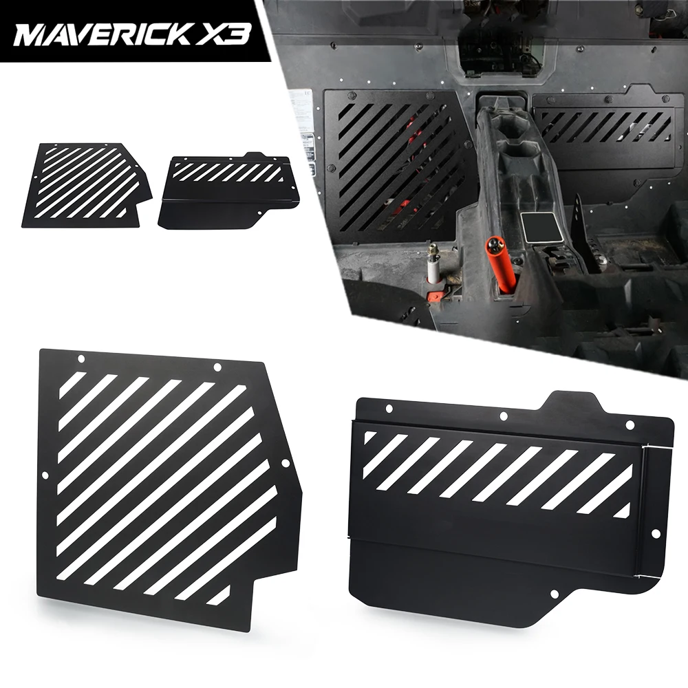 

UTV ECU And Battery Cover Kit For Can Am Maverick X3 RR 4x4 XDS/XMR/XRC/XRS Turbo DPS 2020 Laser Cutting Accessories Alumiunm