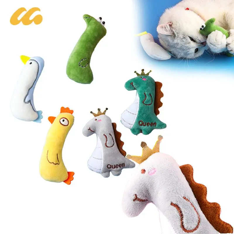 

Милая игрушка для домашних животных С Кошачьей Мятой, аксессуары для защиты рта, щенка, котенка, шлифовки зубов, кошки, плюшевый палец, для питомцев