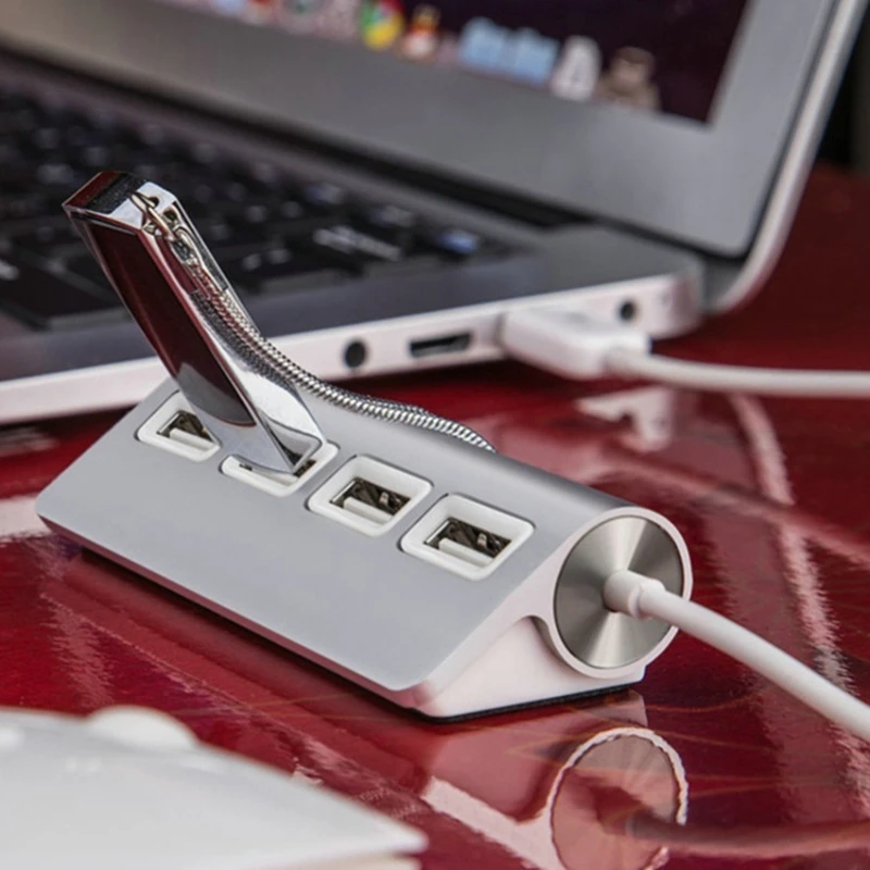 Velocidade Portátil Otg Usb Splitter Cabo Hub Usb Portas 2.0 Portas Alumínio Imac Macbook Air Matebook Laptop pc Tablet Alta