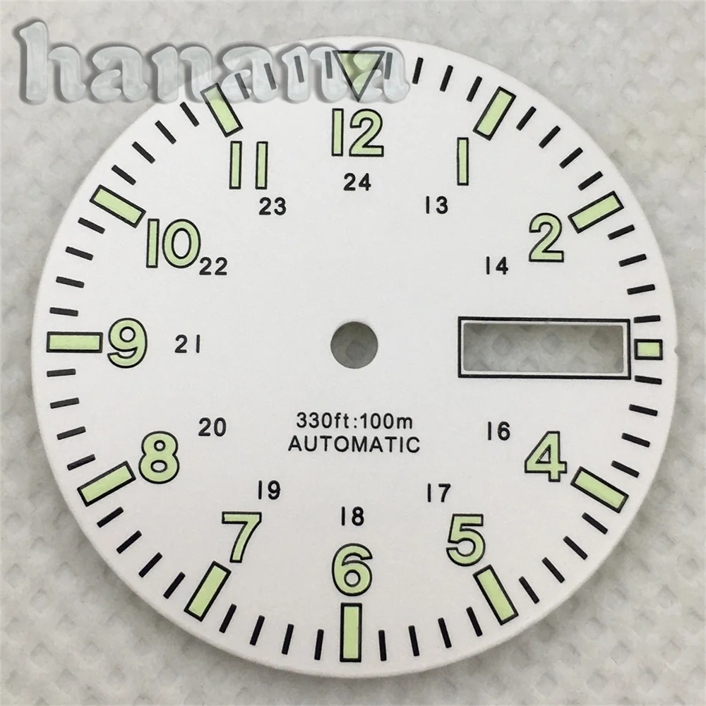 Multicolor C3 Luminous Dual Date Calendar Dial - Black & White with Red, Yellow, Blue Accents - Men's Watch Accessory