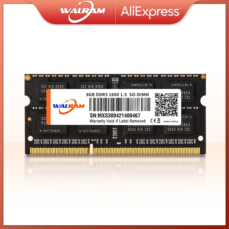 WALRAM DDR3L Ram 8G 1600 1333MHz 1866MHz memoria ram DDR4 16gb 2400 2666 3200mhz Sodimm laptop Notebook Memory For Intel laptop memory module,laptop ram memory,notebook ram memory