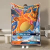 Japanese Anime Pokemon Card HD Cartoon Plush Blanket for Bed Sofa Soft Flannel Throw Fluffy Children Picnic Blankets Kids Gift 4