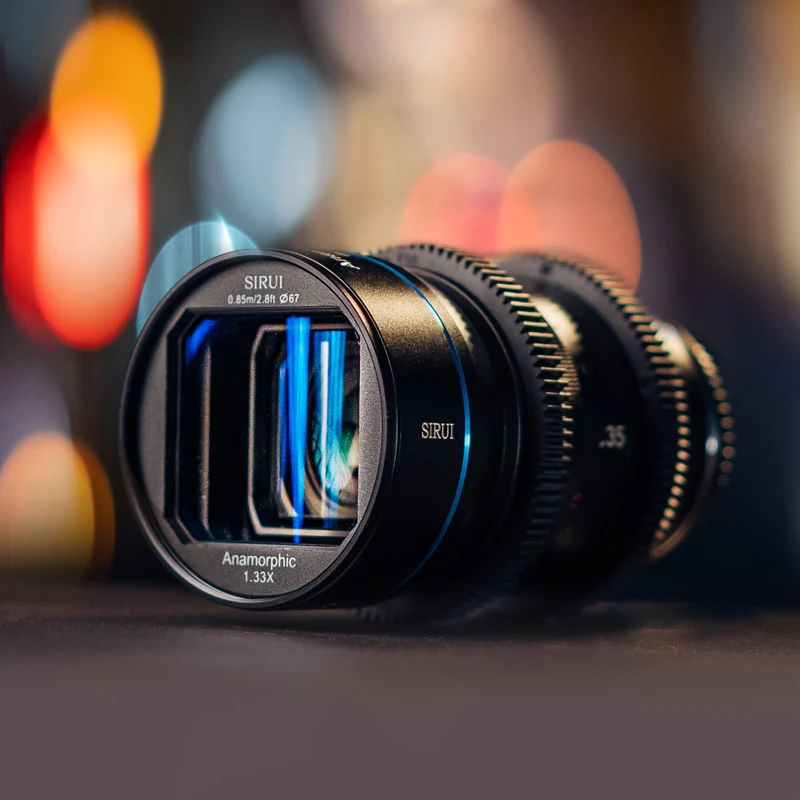 SIRUI 35mm F1.8 1.33x 라이카 L M4/3 M43 E 캐논 R RF EOSM EF-M MFT/APS-C 카메라용 아나모픽 렌즈 시네마