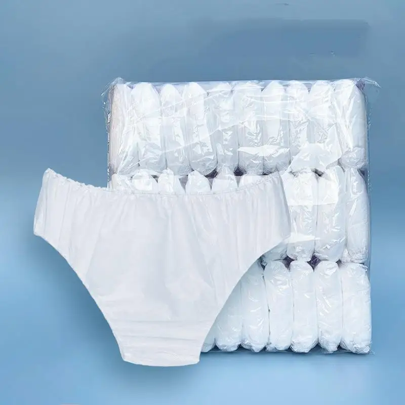 30PcspackUnisexDisposableUnderpantsforOutdoorTravelNonWoven