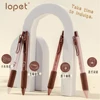 Lopet 4pcs Gel Pen Set Coffee Soft Bread Cute boligrafo gel 0.5MM Black Ink Refills boligrafos kawaii Quick Dry Writing canetas 3