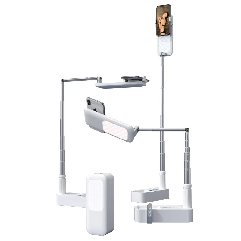 

Tiktok Stand Phone Holder Selfie Portable Photography Desktop USB Charge Led Ring Light