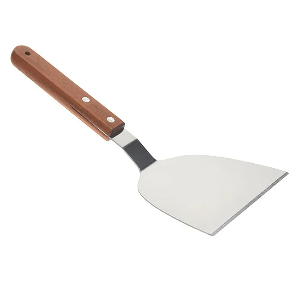 1pc Burger Turner 26x11.8cm Stainless Steel Steak Pancake Grill Spatula Cookware For Pans Cakes Steaks Dishes Cooking Utensils silicone frying shovel,barbecue tools,steak frying shovel,spatula turner