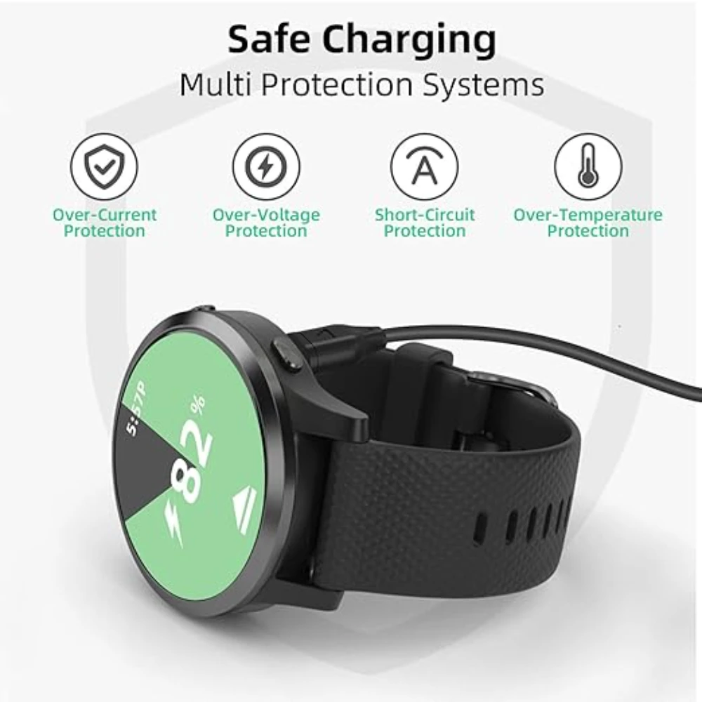 Universal USB-C Smartwatch Charger Replacement Cable