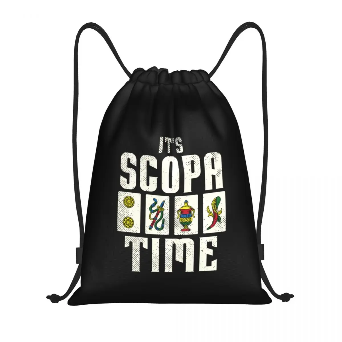 It'S Scopa Time Nonna Nonno Gioco Di Carte Italiane Sco Borse Con Coulisse Borsa Da Palestra Hot Light