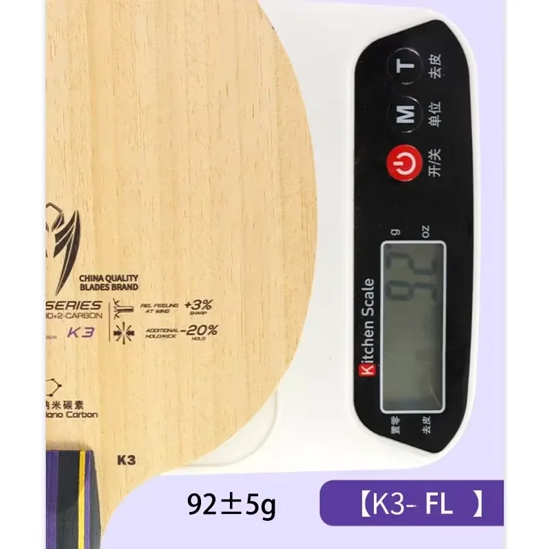 Description Picture 5 of itemNew !Loki Kirin K3 Table Tennis Rackets with Rxton Gold Train Table Tennis Rubber ITTF Professional Ping Pong Racket Loki Rubber