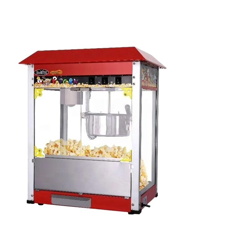 China CE Approved Industrial Snack Equipment Automatic Sweet Cheap Price Popcorn Maker Commercial Gas Popcorn Machine