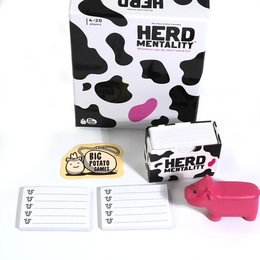 Herd Mentality Board Game The Udderly Hilarious Party Game Fun For The Whole Family 6