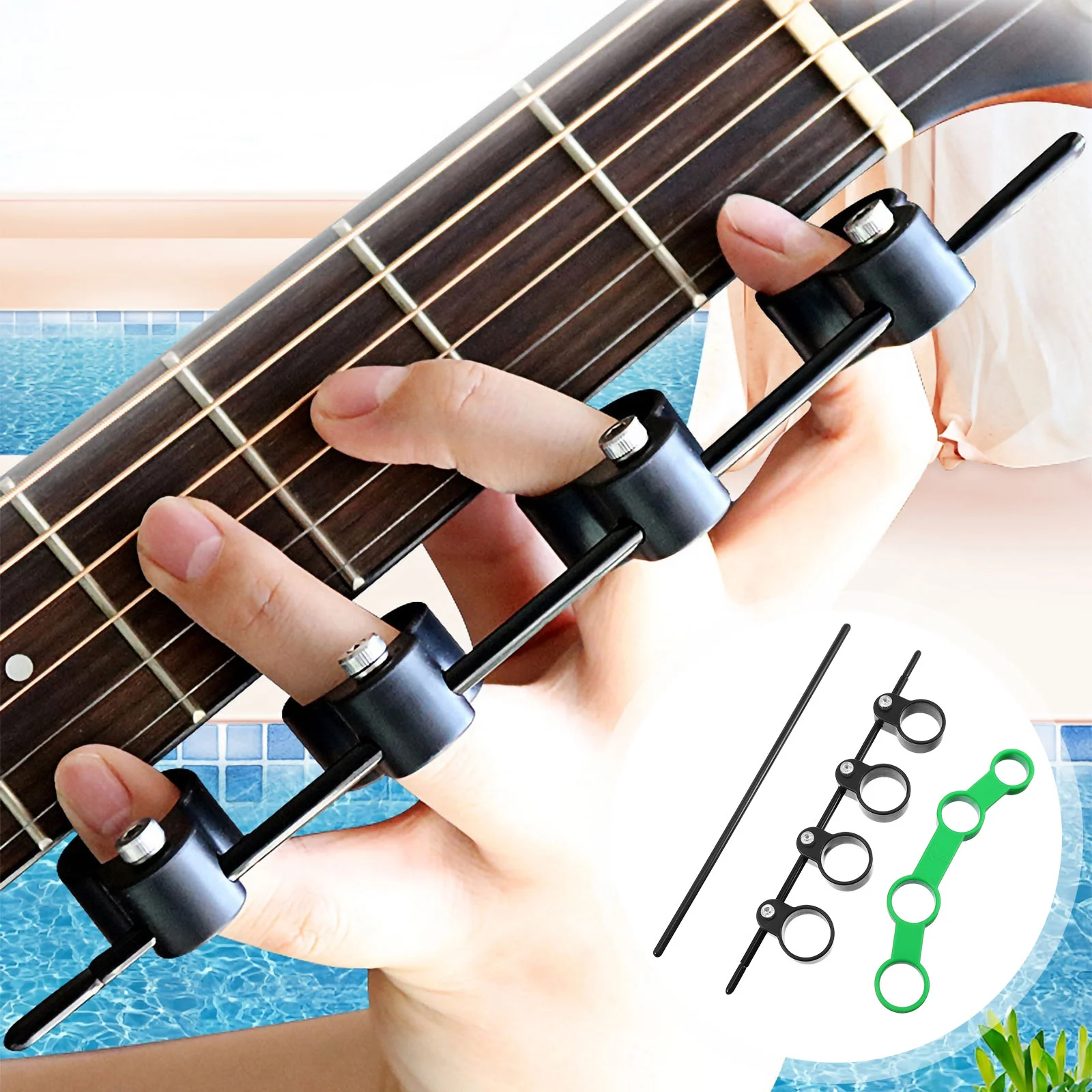 

Musical Instrument Finger Expander Guitar Training Supply Expansion Trainers Tool Beginner Accessories Hand Exerciser
