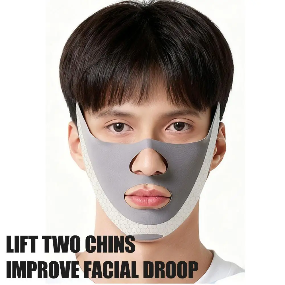 Facial Contouring Elastic Sleep Mask - Breathable Lifting & Tightening Skin Care Strap