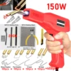 150W Upgraded Plastic Welder 2 in 1 Plastic Welding Kit Plastic Repair Welder Hot Stapler Soldering Gun Rods Car Bumper Repair 3