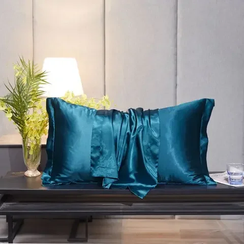 

100% Silk Satin SISI Hair Beauty Pillowcase, Standard/Queen 1PC Pillow sham