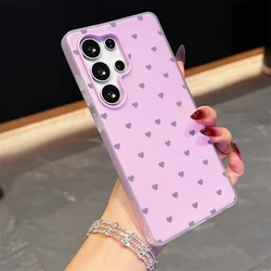 Purple Minimalist Heart Silicone TPU Phone Case for Redmi 15C 5G (171mm) (SC17 - ZDX - T1878)
