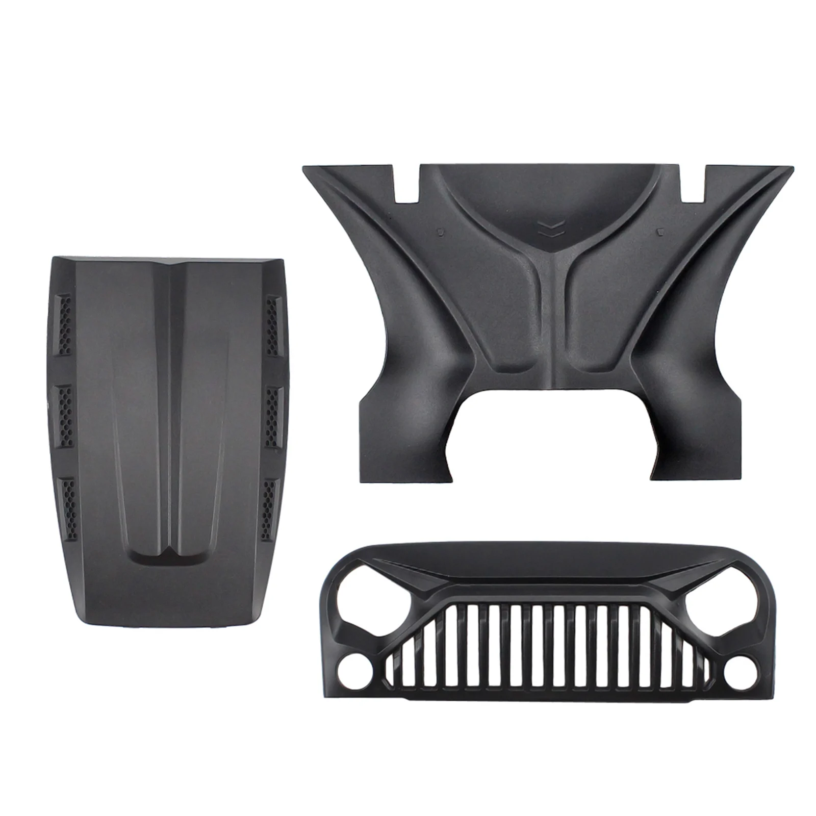 RS RC 1:10 RC body shell Wrangler Rubicon per axial SCX10 D90 90046 90047 313mm interasse Angry face