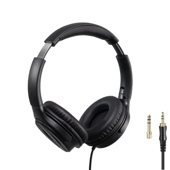 Cuffie DJ Over-Ear Chiuse per Studio, Monitor per Podcasting, Auricolari Cablati per Attrezzatura Musicale, per Musicisti