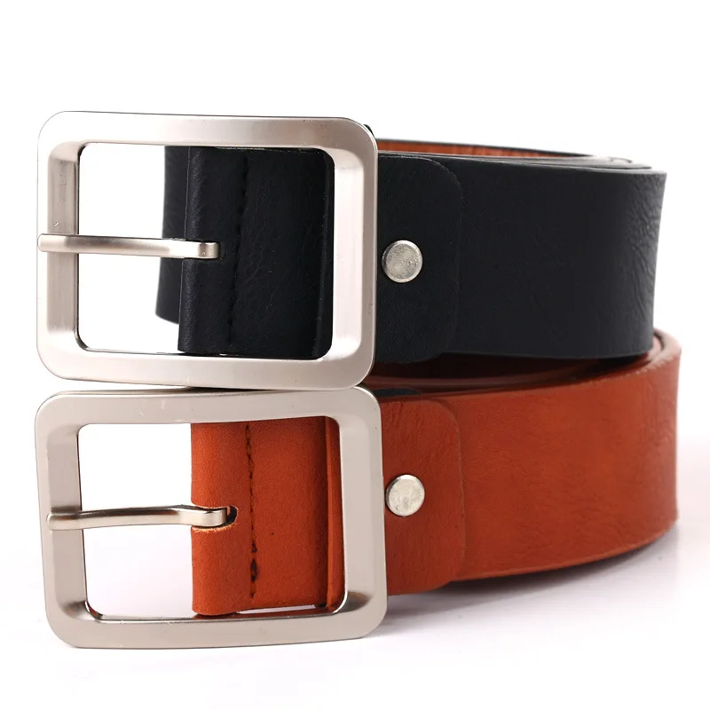 

Мужской ремень с пряжкой с язычком, Модный женский ремень, мужской деловой ремень