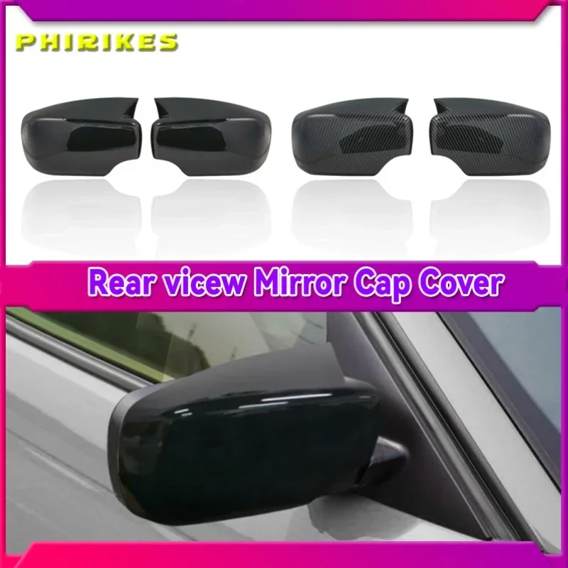 

2021 M4 Styple Rearview Mirror Covers Black Caps Replacement For Bmw E46 Alpina B10 D10 1998-2005 Carbon Fiber Look