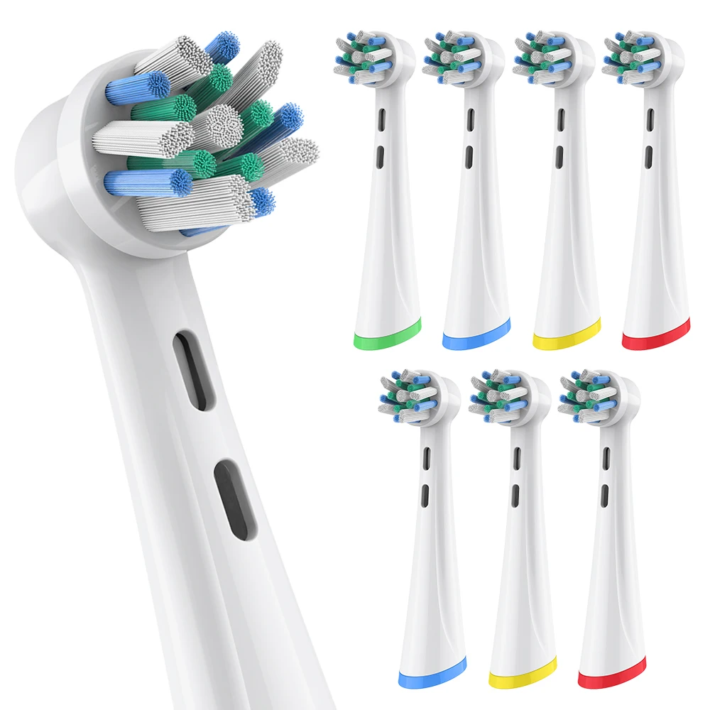 4/8/12개입 교체용 브러시 헤드, 오랄비 iO 시리즈 전동 칫솔 호환, 크로스 ..