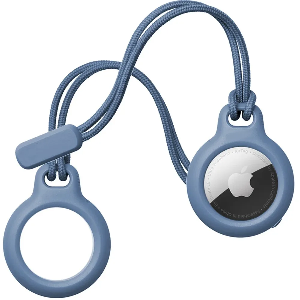 Case For Apple Airtags Locator with Strap Protective Cover Anti-Lost Keychain Case for Airtag Holder Tracker Keys Bags Luggage airtag case